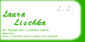 laura lischka business card